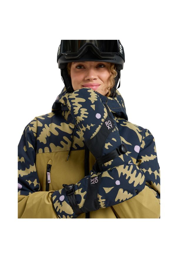 Roxy - Techniczne rękawice śnieżne dla Kobiety ROXY JETTY Beżowy. Kolor: beżowy. Materiał: poliester, materiał. Sezon: zima. Sport: narciarstwo