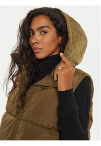 Vero Moda Bezrękawnik Ligaane 10298757 Brązowy Regular Fit. Kolor: brązowy. Materiał: syntetyk. Długość rękawa: bez rękawów #4