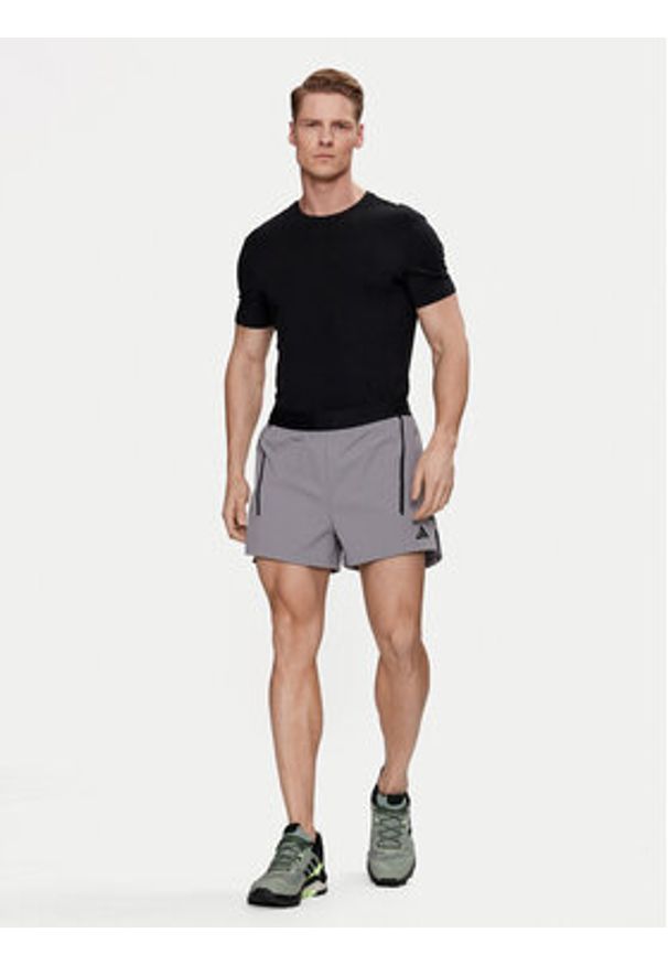 Adidas - adidas Szorty sportowe D4T Pro Series Adistrong IT7519 Szary Regular Fit. Kolor: szary. Materiał: syntetyk