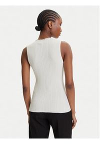 Hugo - HUGO Bluzka Sarepilk 50542597 Écru Slim Fit. Materiał: wiskoza #4