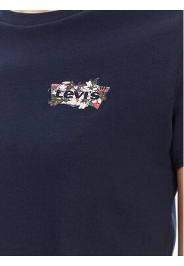 Levi's® T-Shirt 17369-2949 Granatowy Regular Fit. Kolor: niebieski. Materiał: bawełna