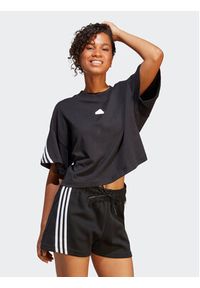 Adidas - adidas T-Shirt Future Icons 3-Stripes T-Shirt HT4695 Czarny Loose Fit. Kolor: czarny. Materiał: bawełna #7