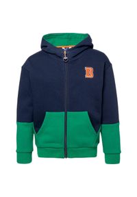 BEJO - Bluza Z Kapturem Dla Chłopców Tamio. Typ kołnierza: kaptur. Kolor: niebieski, wielokolorowy, zielony. Materiał: polar. Sport: turystyka piesza #1