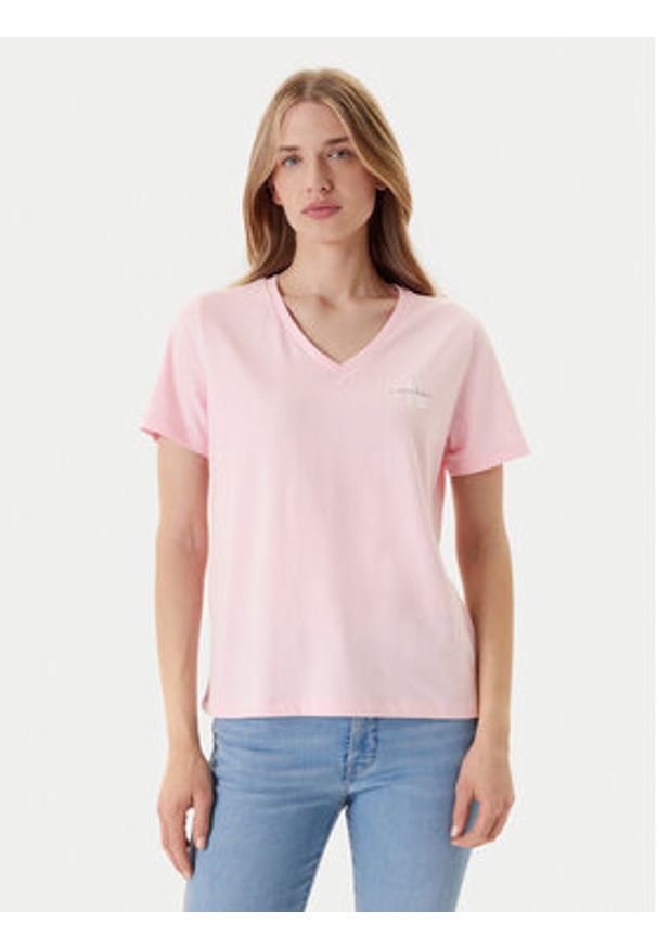 Calvin Klein Jeans Komplet t-shirtów LV047C906G Różowy Regular Fit. Kolor: różowy. Materiał: bawełna