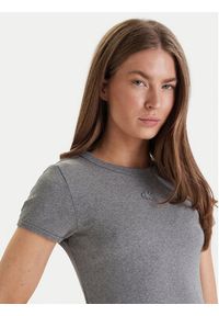 Calvin Klein Jeans Sukienka codzienna LV047B266G Szary Slim Fit. Okazja: na co dzień. Kolor: szary. Materiał: bawełna. Typ sukienki: proste. Styl: casual #4