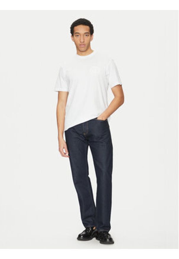 Just Cavalli T-Shirt 78OAHT01 Biały Regular Fit. Kolor: biały. Materiał: bawełna