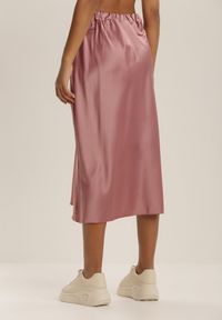 Renee - Różowa Spódnica Dracoth. Kolor: różowy. Materiał: tkanina, guma. Wzór: gładki. Styl: klasyczny #4
