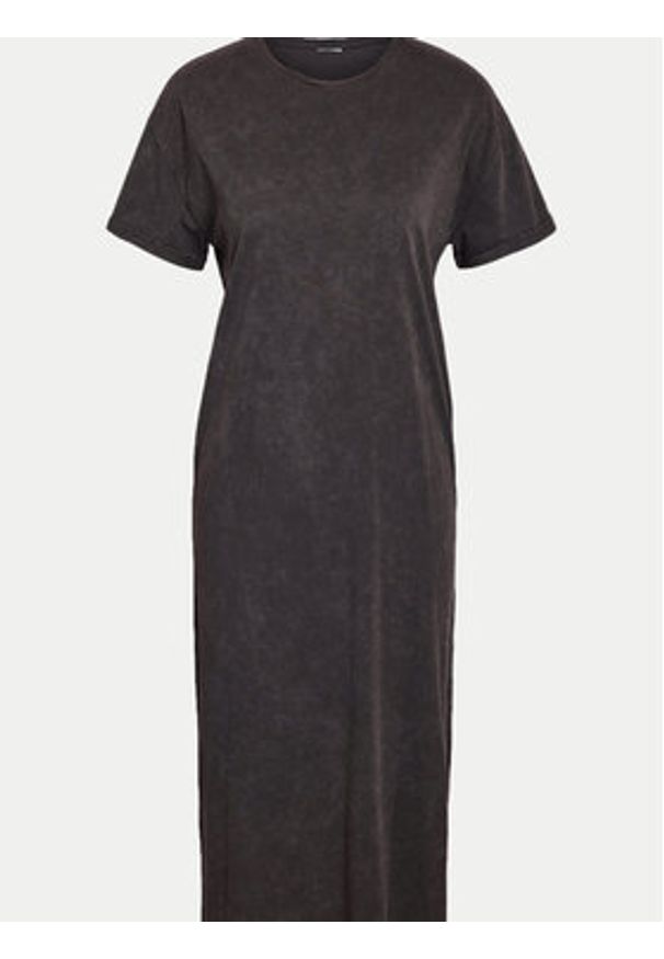 Noisy may - Noisy May Sukienka codzienna Brandy 27033186 Szary Regular Fit. Okazja: na co dzień. Kolor: szary. Materiał: bawełna. Typ sukienki: proste. Styl: casual