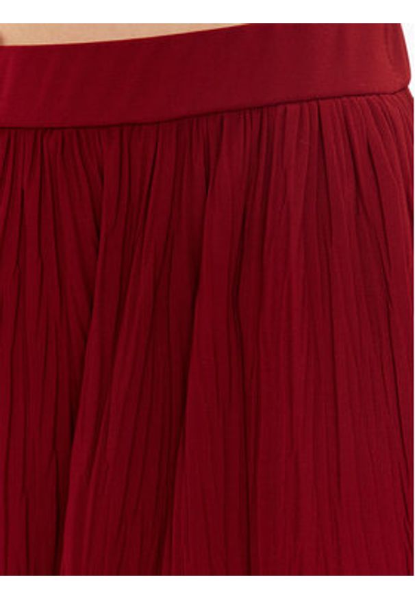 Max Mara Leisure Spodnie materiałowe Alfonsa 2337860134 Bordowy Wide Leg. Kolor: czerwony. Materiał: syntetyk