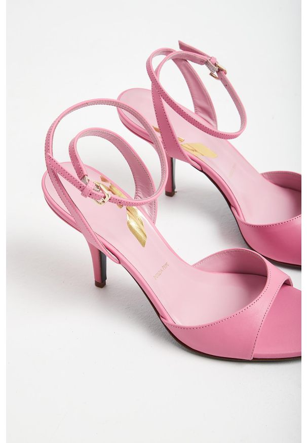 Patrizia Pepe - Sandały na szpilce PATRIZIA PEPE. Zapięcie: pasek. Materiał: skóra. Obcas: na szpilce