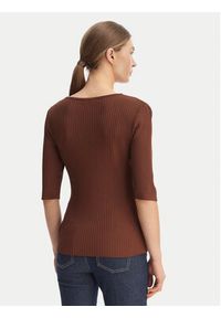 Rinascimento Bluzka CFM0012240003 Brązowy Slim Fit. Kolor: brązowy. Materiał: syntetyk #3