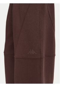 Kappa Spodnie dresowe 36226ZW Brązowy Oversize. Kolor: brązowy. Materiał: bawełna #2