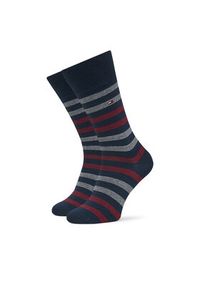 TOMMY HILFIGER - Tommy Hilfiger Skarpety długie 701235376 Granatowy. Kolor: niebieski. Materiał: materiał, bawełna #3