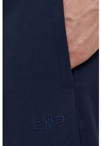 CMP Spodnie męskie kolor granatowy gładkie. Kolor: niebieski. Materiał: dzianina. Wzór: gładki #5