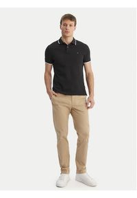TOMMY HILFIGER - Tommy Hilfiger Chinosy Denton MW0MW41923 Beżowy Regular Fit. Kolor: beżowy. Materiał: bawełna #5