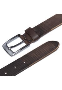 Mustang - MUSTANG PASEK SKÓRZANY 35 mm SOPO-MUS068. Materiał: skóra. Wzór: paski. Styl: klasyczny #6