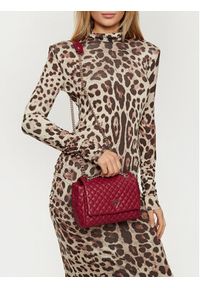 Guess Torebka HWEQG9 54121 Bordowy. Kolor: czerwony. Materiał: skórzane