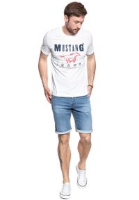 Mustang - SPODENKI MUSTANG Chicago Short DENIM BLUE 1007765 5000 312. Materiał: denim #2