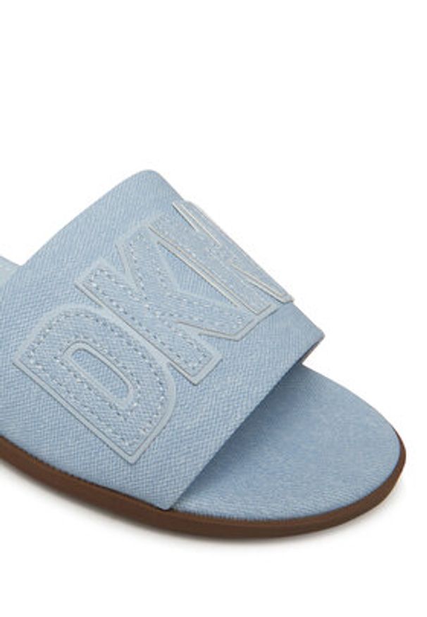 DKNY Klapki Willow K1500528 Niebieski. Kolor: niebieski. Materiał: materiał