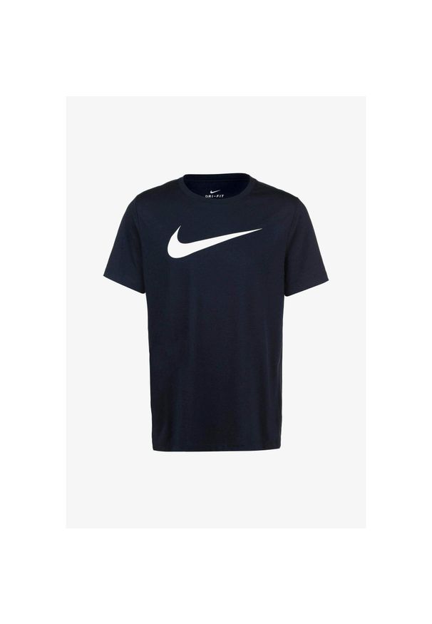 Koszulka z krótkim rękawem Męska Nike 451 Granatowy. Kolor: niebieski, biały, wielokolorowy. Długość rękawa: krótki rękaw. Długość: krótkie. Sport: fitness