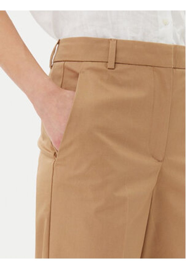 TOMMY HILFIGER - Tommy Hilfiger Chinosy WW0WW40504 Beżowy Regular Fit. Kolor: beżowy. Materiał: bawełna