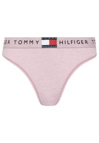 TOMMY HILFIGER - Tommy Hilfiger Stringi UW0UW06039 Różowy. Kolor: różowy. Materiał: bawełna