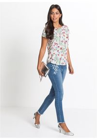 bonprix - Bluzka koszulowa. Kolor: biały. Długość rękawa: krótki rękaw. Długość: krótkie #3