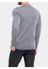 Koszulka turystyczna z długim rękawem męska Icebreaker 200 Oasis. Kolor: szary. Materiał: wełna. Długość rękawa: długi rękaw. Długość: długie. Sezon: zima. Sport: turystyka piesza, bieganie #2