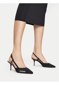 Love Moschino - LOVE MOSCHINO Sandały JA10627G1MIMX000 Czarny. Kolor: czarny. Materiał: materiał #3