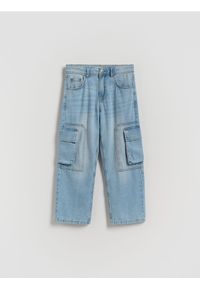 Reserved - Jeansy relaxed fit - niebieski. Kolor: niebieski