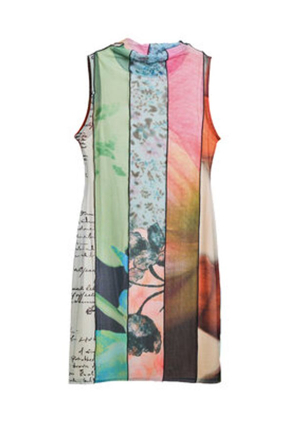 Desigual Sukienka codzienna St. Johns 25SWVK01 Kolorowy Slim Fit. Okazja: na co dzień. Materiał: syntetyk. Wzór: kolorowy. Typ sukienki: proste. Styl: casual