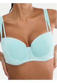 Triumph Biustonosz z fiszbiną Palina Moonlight Kiss 10224803 Turkusowy. Kolor: turkusowy. Materiał: syntetyk #3