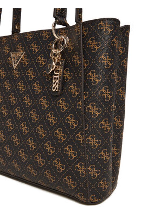 Guess Torebka Noelle II HWQG96 72250 Czarny. Kolor: czarny. Materiał: skórzane