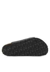 Birkenstock Klapki Florida 1011445 Czarny. Kolor: czarny. Materiał: skóra