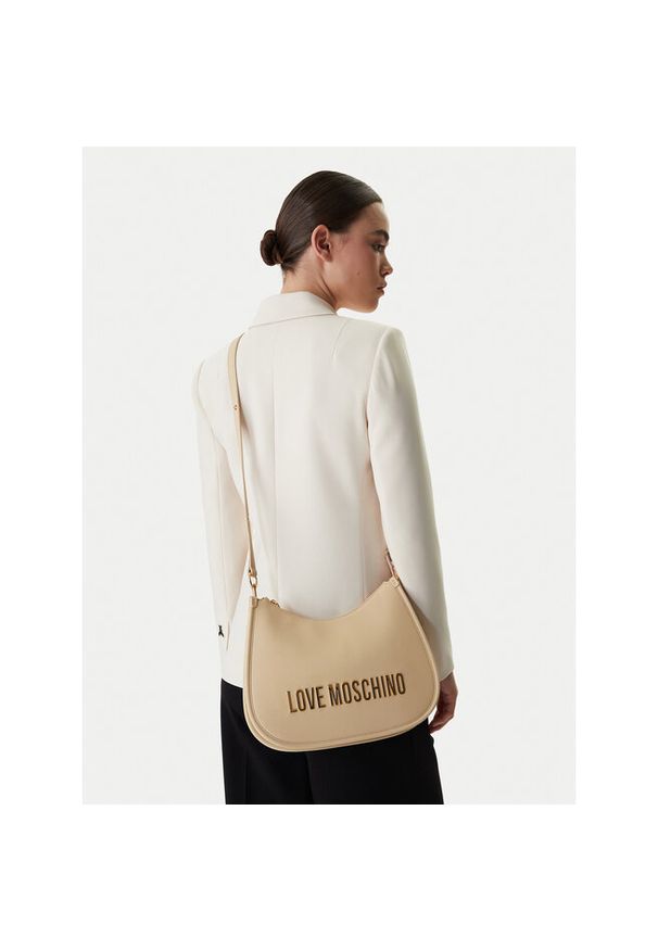 Love Moschino - Torebka LOVE MOSCHINO. Kolor: beżowy