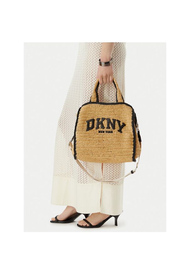 Torebka DKNY. Kolor: brązowy