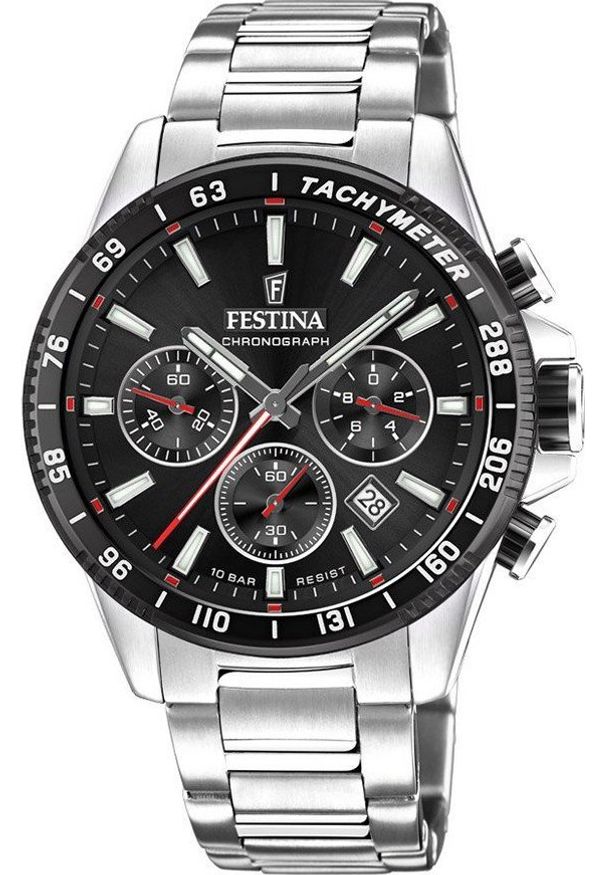 Zegarek Festina Zegarek męski Festina F20560-6 srebrny. Kolor: srebrny