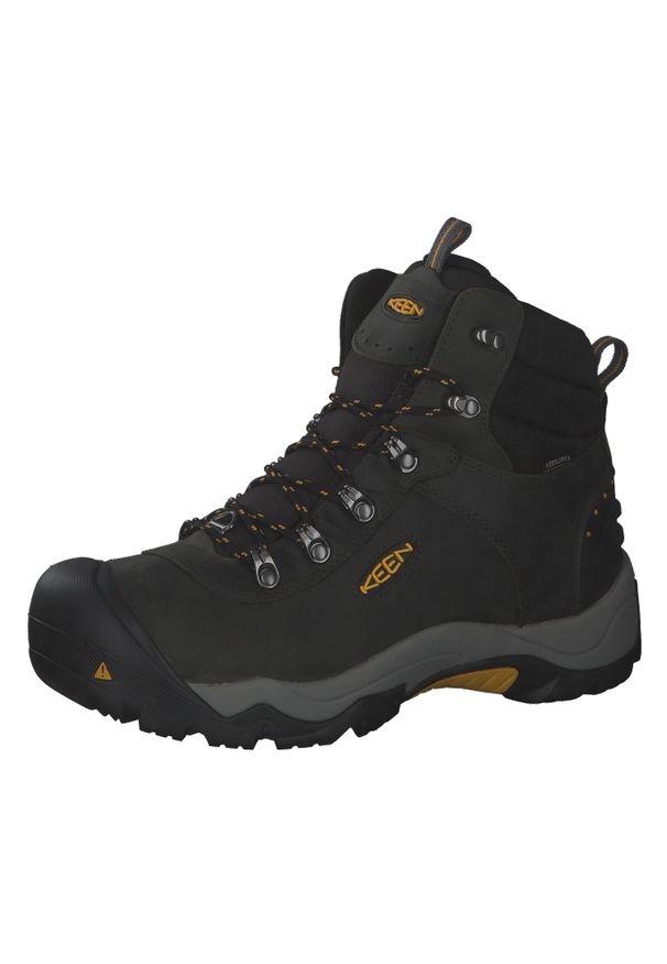 keen - Buty do chodzenia męskie Keen Revel Iii. Wysokość cholewki: za kostkę. Zapięcie: sznurówki. Kolor: czarny. Materiał: tkanina, skóra. Szerokość cholewki: normalna. Sport: turystyka piesza