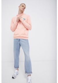 adidas Originals - Bluza bawełniana. Okazja: na co dzień. Kolor: różowy. Materiał: bawełna. Wzór: nadruk. Styl: casual #3