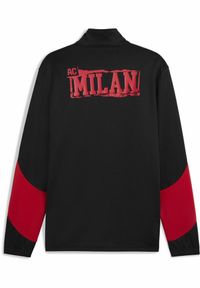 Puma - Kurtka z dresu Milan AC For All Time 2024/25. Kolor: czerwony, wielokolorowy, czarny. Materiał: dresówka. Styl: sportowy