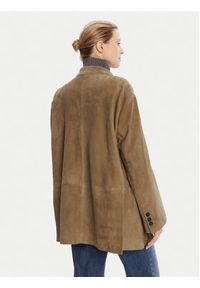 Weekend Max Mara Kurtka skórzana Rolanda 2525446071650 Brązowy Oversize. Kolor: brązowy. Materiał: skóra #5