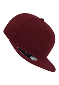 ATLANTIS - 5 Panel Snapback Baseball Cap. Kolor: czerwony, brązowy, wielokolorowy