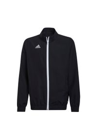 Adidas - Bluza piłkarska dla dzieci adidas Entrada 22 Presentation Jacket. Kolor: czarny. Sport: piłka nożna