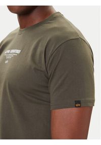 Alpha Industries T-Shirt Sky Wolf 258510 Zielony Regular Fit. Kolor: zielony. Materiał: bawełna #4