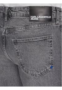 Karl Lagerfeld Jeans Szorty jeansowe A2M10082 Szary Slim Fit. Kolor: szary. Materiał: bawełna #4