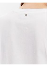 Marc Aurel T-Shirt 7427 7000 73566 Biały Regular Fit. Kolor: biały. Materiał: bawełna