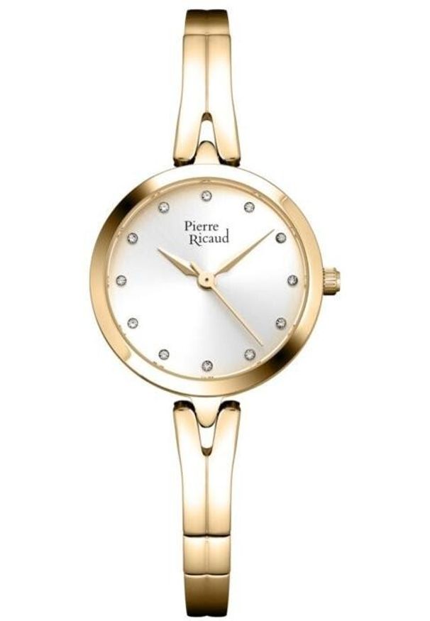 Zegarek damski Pierre Ricaud P21084.1143Q CYRKONIE złoty. Kolor: złoty