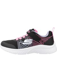 skechers - Buty do chodzenia dla dzieci Skechers Bkmt Microspecplus. Zapięcie: rzepy. Kolor: czarny. Materiał: materiał. Szerokość cholewki: normalna. Model: Skechers Sport. Sport: turystyka piesza