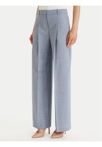 BOSS Spodnie materiałowe Tiana 4 50554965 Granatowy Regular Fit. Kolor: niebieski. Materiał: wełna #1