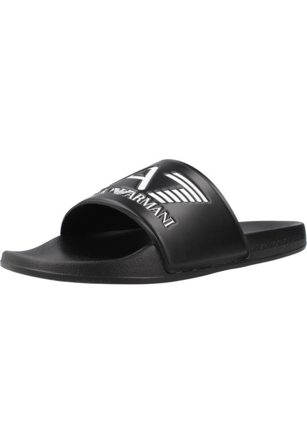 Sandały EA7 SCARPE BEACHWEAR Czarny. Kolor: czarny. Materiał: tkanina, syntetyk